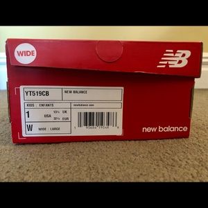 New Balance Boys NIB Sneakers Wide Size 1